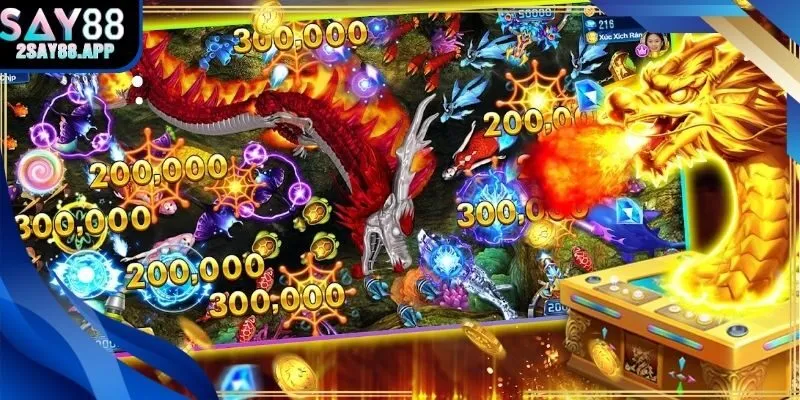 Các tính năng và chế độ chơi bắn cá rồng hấp dẫn tại Say88